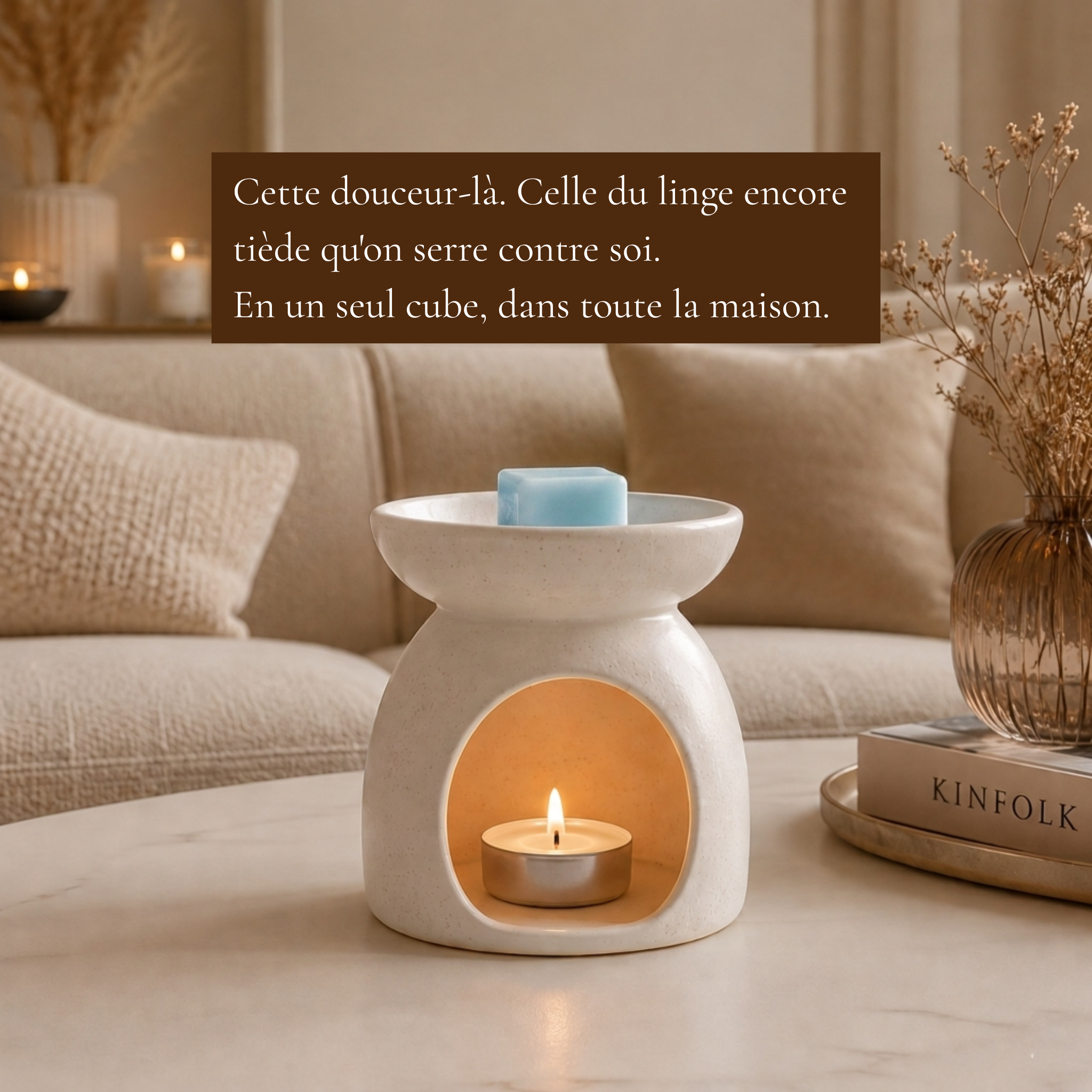 Douceur du Linge - fondant parfumé, fabriqué en France
