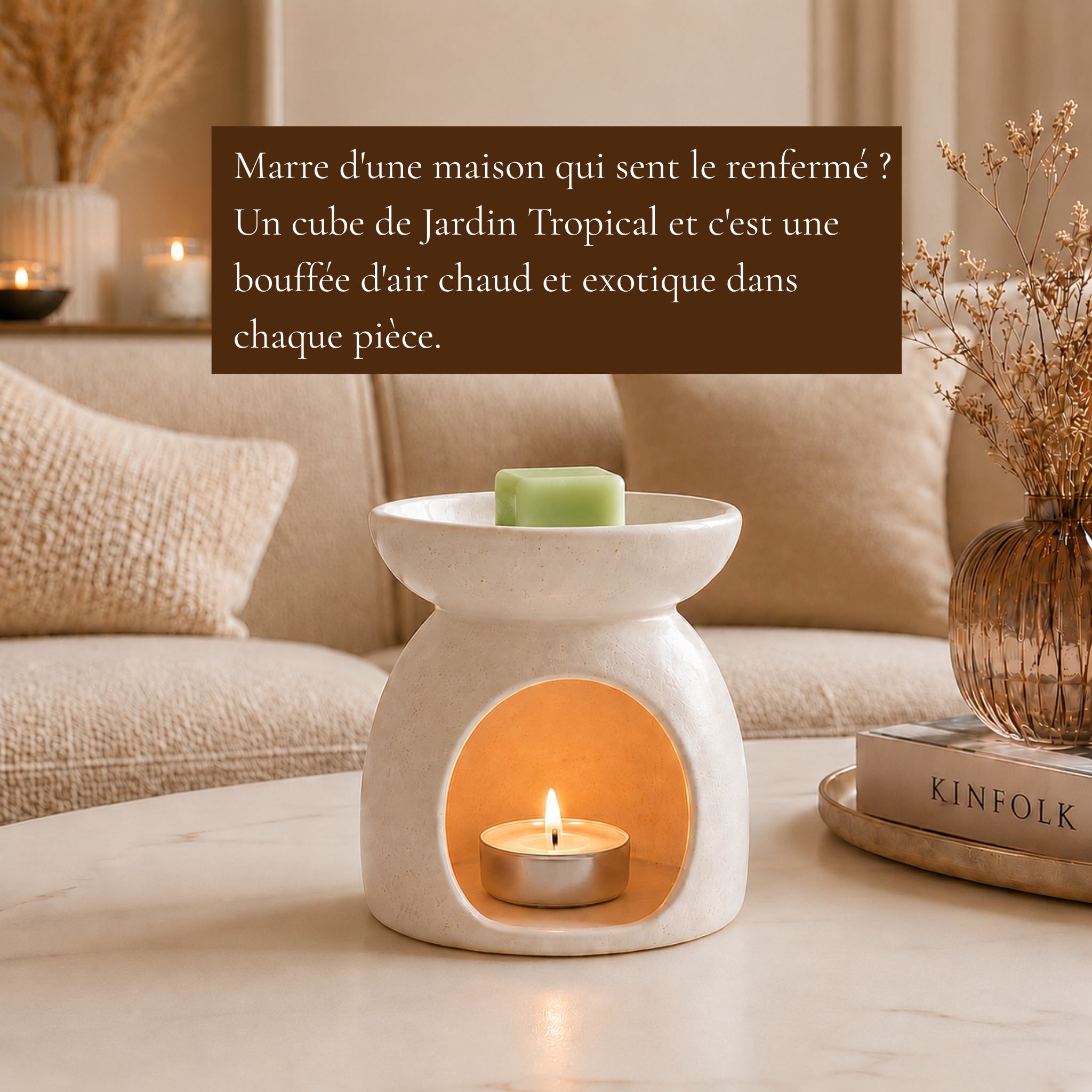 Fondant parfumé - Jardin Tropical – L'évasion exotique pour chez vous