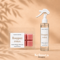 Duo Bouquet de Roses : Spray Textile + Fondant Parfumé Rose