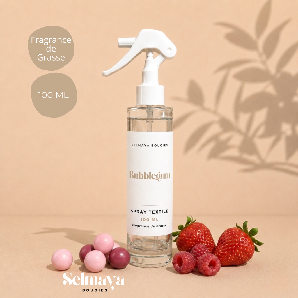 Spray textile Bubblegum 100 ml | Selmaya Bougies
