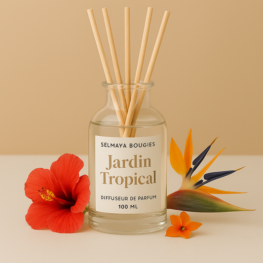 Jardin tropical - Diffuseur de parfum bâtonnet naturel made in France