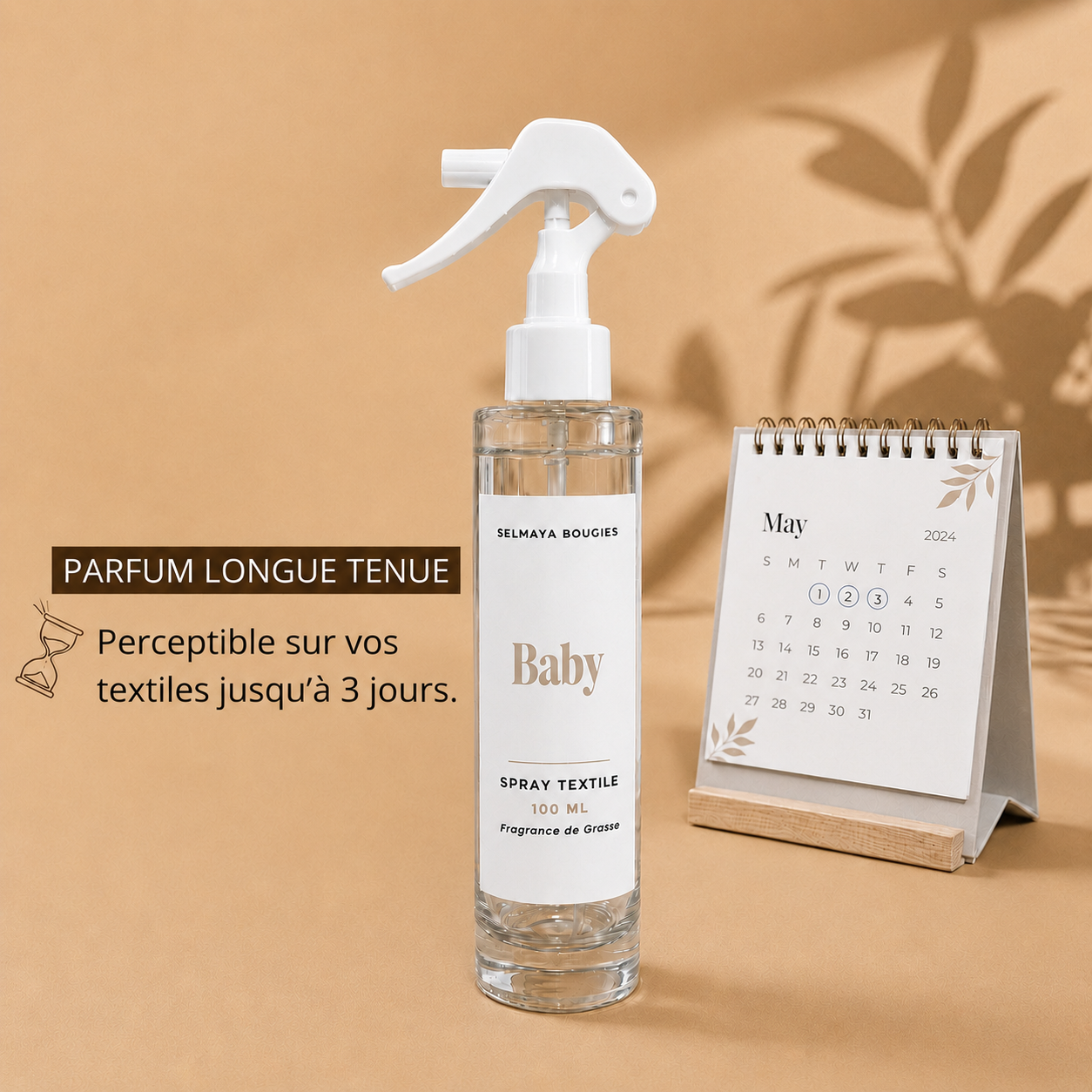 Spray textile Baby 100 ml | Selmaya Bougies