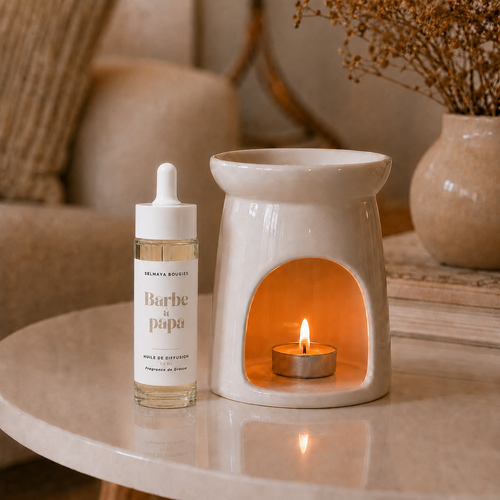 Barbe à Papa - Huile de diffusion - Parfum d'ambiance gourmand et sucré