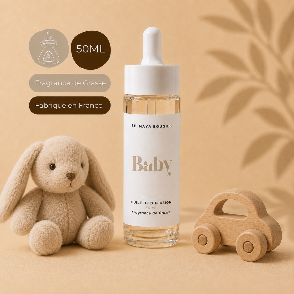 Baby - Huile de diffusion - Parfum d'ambiance doux et apaisant