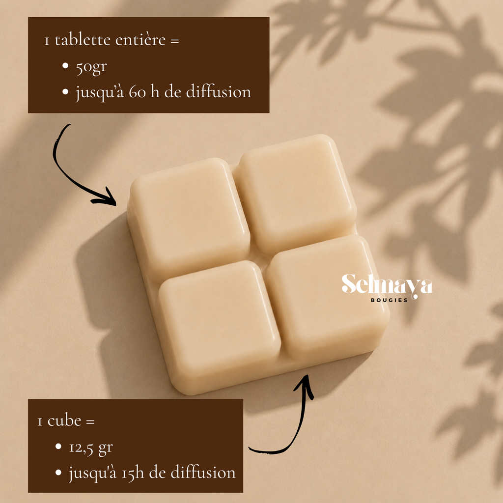 Amande douce  - Fondant parfumé à base de cire de Colza