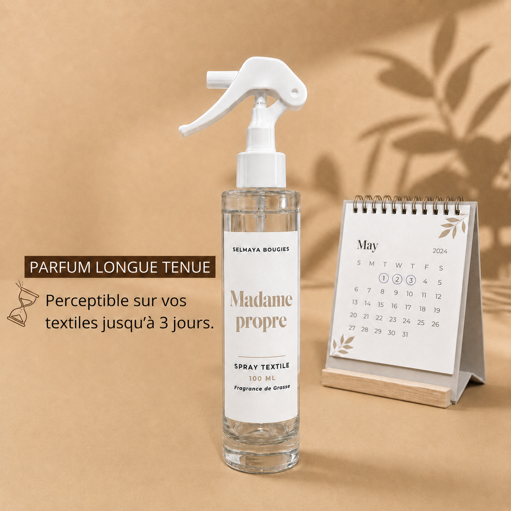 Duo Madame propre - Spray textile + fondant parfumé