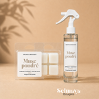 Duo Musc Poudré : Spray Textile + Fondant Parfumé Musqué