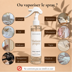 Duo Madame propre - Spray textile + fondant parfumé