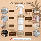 Spray textile Musc Poudré | Parfum linge de maison raffiné