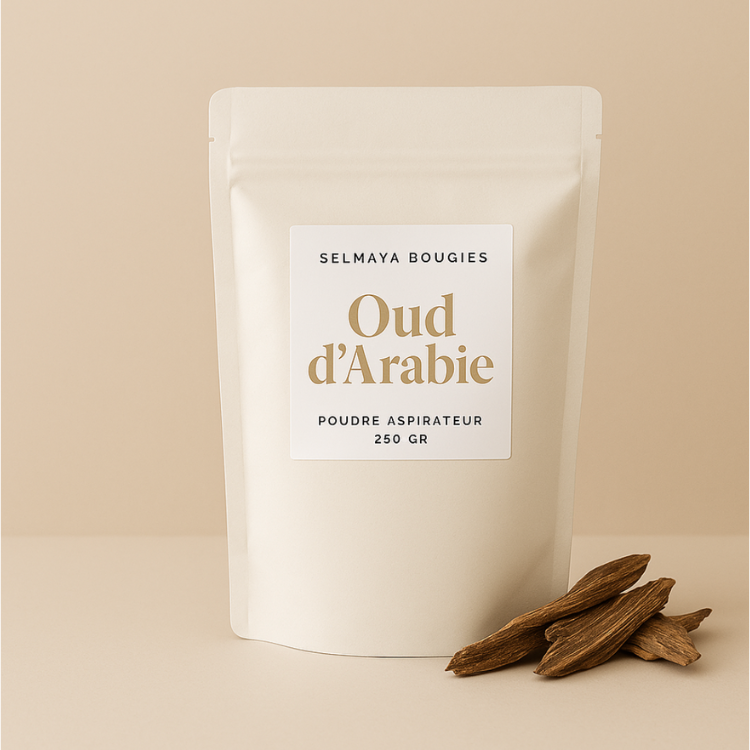 Oud d'Arabie - Poudre parfumée pour aspirateur fait main en France