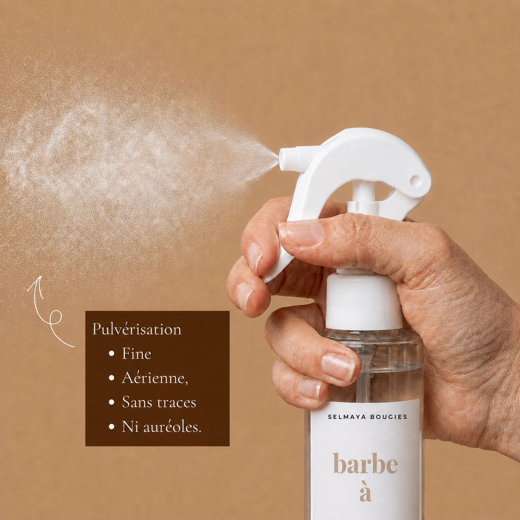 Spray textile Barbe à papa 100 ml | Selmaya Bougies
