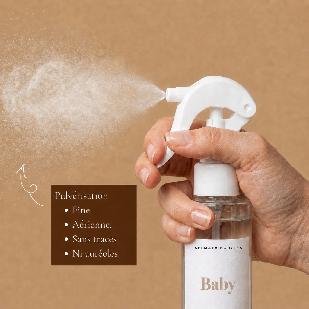 Spray textile Baby 100 ml | Selmaya Bougies