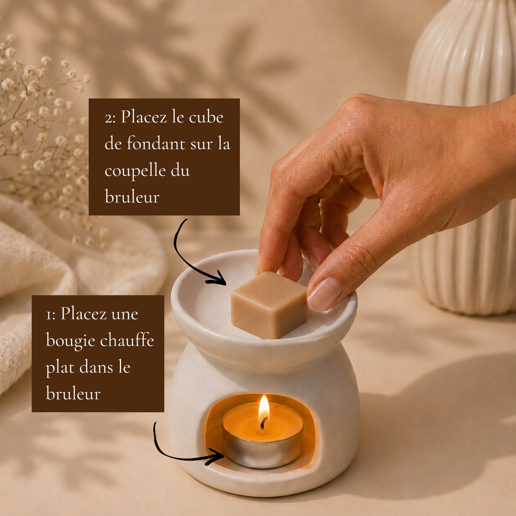 Amande douce  - Fondant parfumé à base de cire de Colza